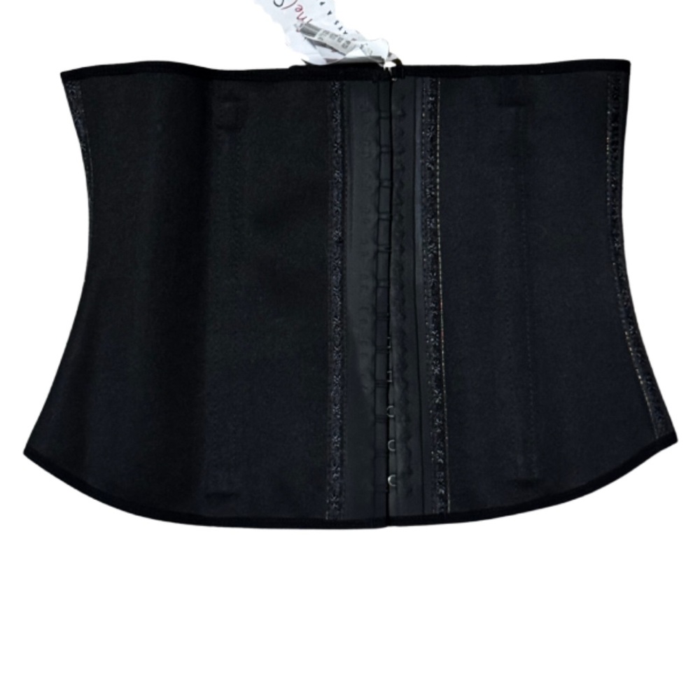 Squeeze Me Skinny-Black Waist Trainer Corset